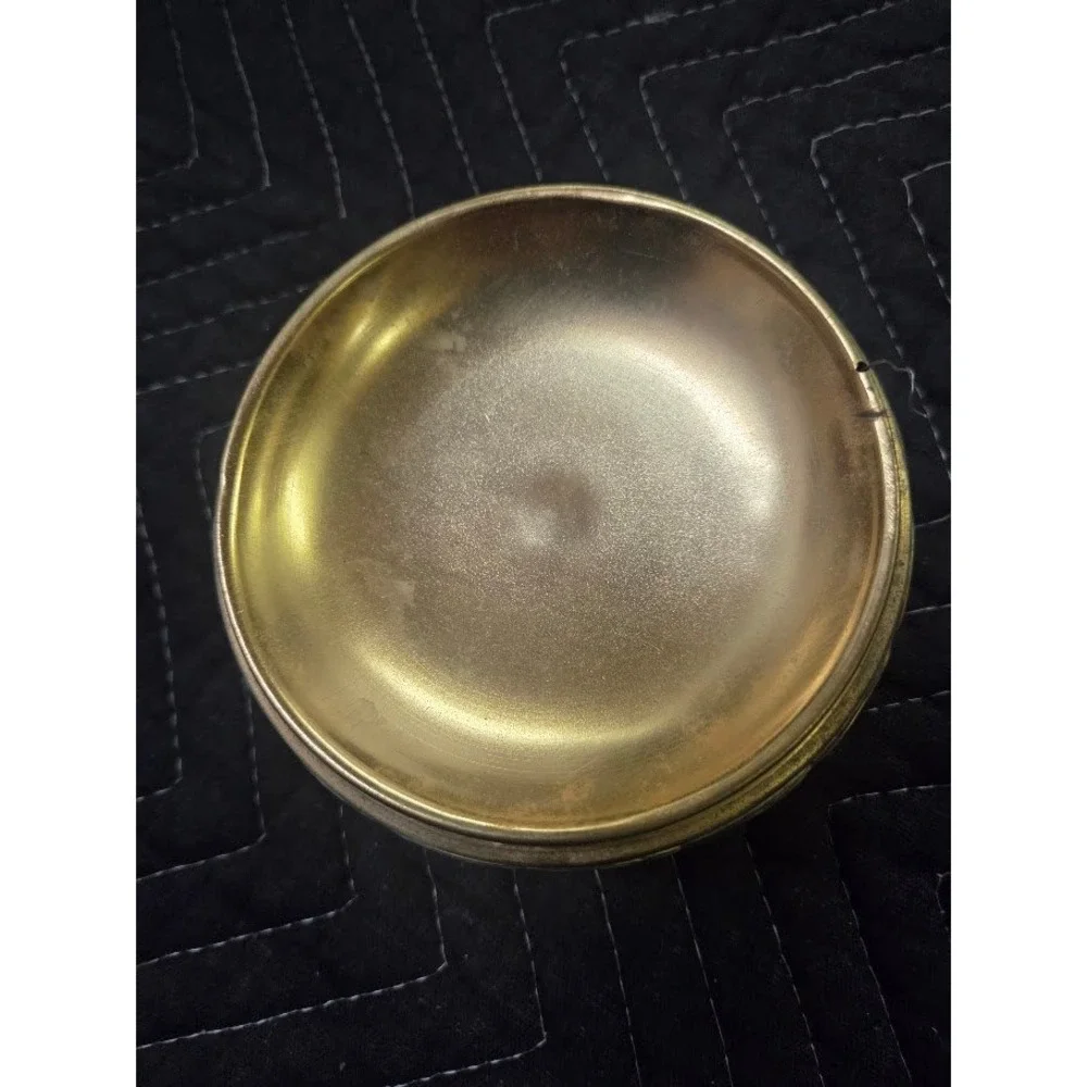 Vintage Brass Music Trinket Box Enchanted Flute NOT WORKING